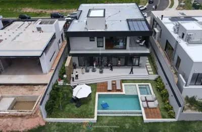 Sobrado com 4 suítes à venda, 480 m² por r$ 5.280.000 - parque villa dos pinheiros - indaiatuba/sp