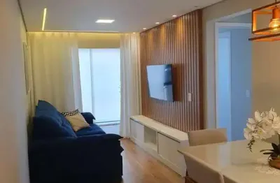 Apartamento 2 dormitórios sendo 1 suíte, churrasqueira carvão na sacada