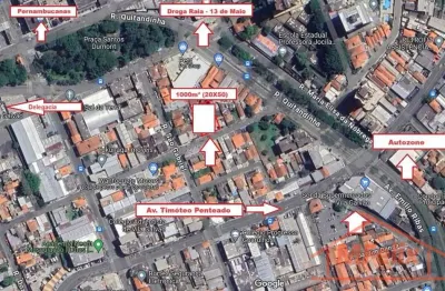 Terreno para 64 apartamentos na vila galvão (20x50=1000m²)