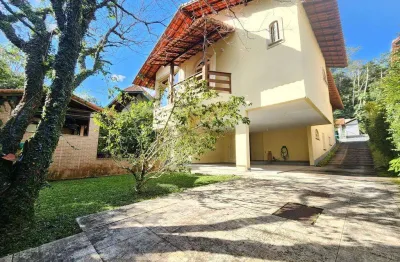 Casa em condomínio para venda em teresópolis, parque do imbui, 6 dormitórios, 3 suítes, 5 banheiros, 4 vagas