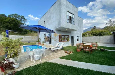 Casa para venda em teresópolis, vieira, 3 dormitórios, 2 suítes, 4 banheiros, 7 vagas