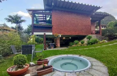 Casa em condomínio para venda em teresópolis, granja guarani, 5 dormitórios, 5 suítes, 5 banheiros, 2 vagas
