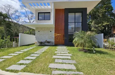 Casa em condomínio para venda em teresópolis, posse, 4 dormitórios, 4 suítes, 4 banheiros, 2 vagas