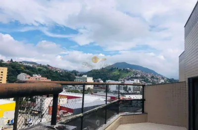 Cobertura para venda em teresópolis, várzea, 3 dormitórios, 1 suíte, 2 banheiros, 1 vaga