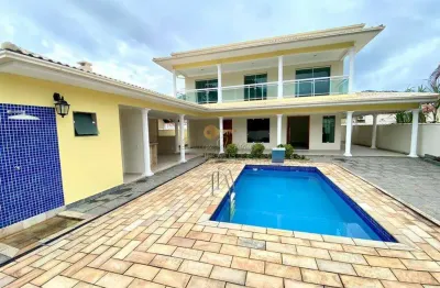 Casa para venda em guapimirim, cidade jardim guapimirim, 4 dormitórios, 2 suítes, 5 banheiros, 4 vagas