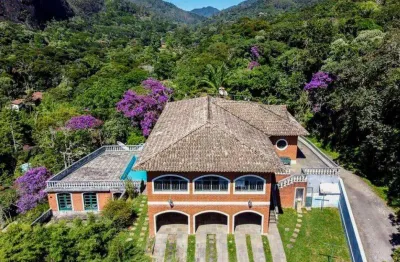 Casa para venda em petrópolis, fazenda inglesa, 4 dormitórios, 3 suítes, 4 banheiros, 5 vagas