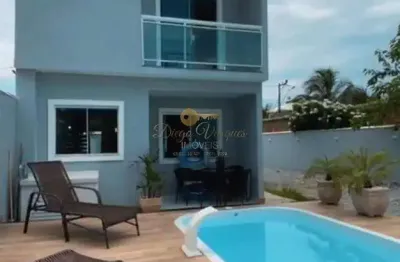 Casa para venda em são pedro da aldeia, praia do sudoeste, 3 dormitórios