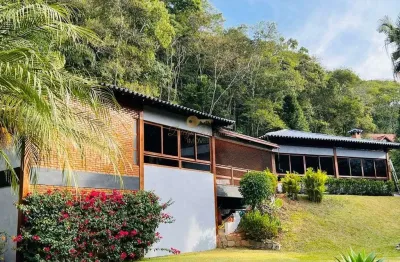 Casa em condomínio para locação em teresópolis, parque do imbui, 5 dormitórios, 5 suítes, 5 banheiros, 5 vagas