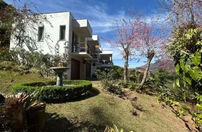 Casa em condomínio para venda em petrópolis, araras, 5 dormitórios, 3 suítes, 5 banheiros, 3 vagas