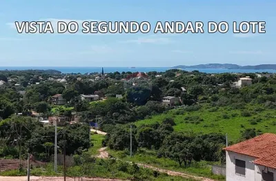 Terreno em bosque de búzios rasa à venda com rgi com linda vista ao mar por r$ 140.000