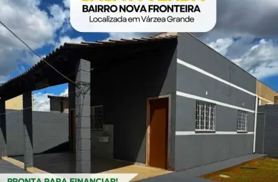 Casas 2 quartos para venda em várzea grande, nova fronteira, 2 dormitórios, 1 banheiro
