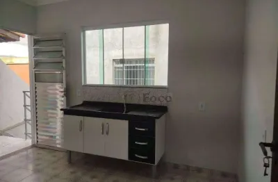 Casa com 1 dormitório para alugar, 40 m² por r$ 850,00/mês - parque continental ii - guarulhos/sp