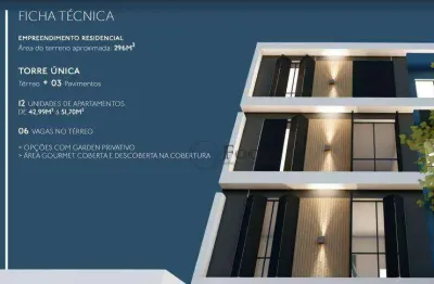 Apartamento à venda, 43 m² por r$ 355.000,00 - (zona norte) barro branco - são paulo/sp