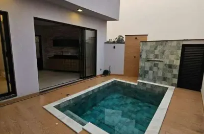 Casa à venda em indaiatuba, loteamento park gran reserve, com 3 suítes, com 156 m²