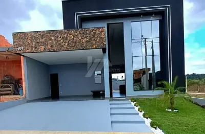 Casa à venda em indaiatuba, residencial evidências, com 3 quartos, com 197 m²