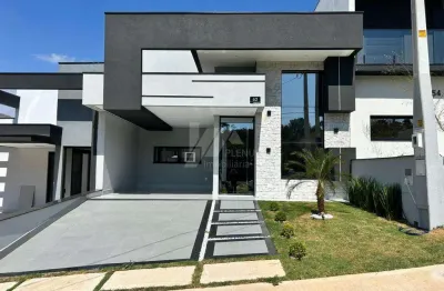 Casa à venda em indaiatuba, loteamento park gran reserve, com 3 suítes, com 134 m²