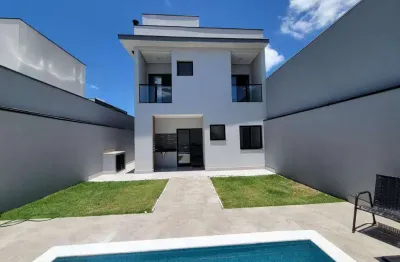 Sobrado à venda em indaiatuba, loteamento park gran reserve, com 3 suítes, com 156 m²