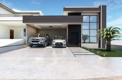 Casa à venda em indaiatuba, condomínio residencial milano, com 3 suítes, com 178 m²