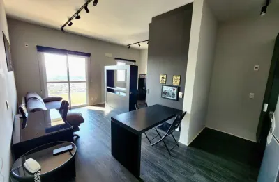 Loft mobiliado para alugar, 42 m²- marco zero home - jardim do mar - são bernardo do campo/sp