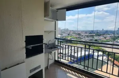 Apartamento  de 2 dorms para locação com churrasqueira à carvão no condomínio exuberance no rudge ramos