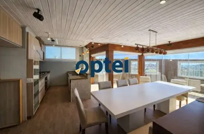 Linda cobertura no jardim do mar com 176 m², 3 dormitórios, 4 vagas, churrasqueira e lazer completo