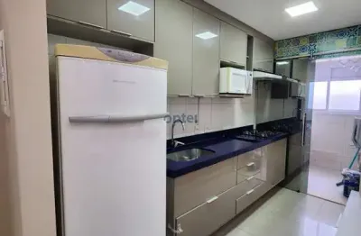 Apartamento mobiliado de 65m2, 2 dorms (suíte), 1 vaga, lazer completo no marco zero prime - jardim do mar - são bernardo do campo