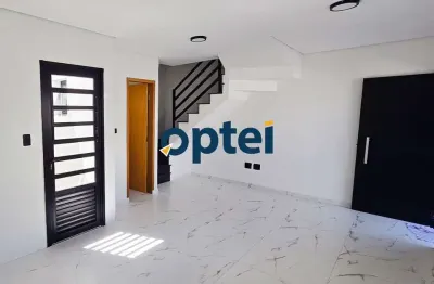 Sobrado novo à venda parque das nações santo andré | 2 dorms 1 suíte | 61m² | 2 vagas | aceita fgts