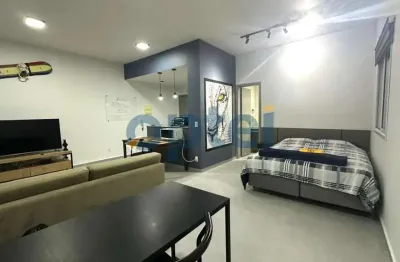 Loft mobiliado de 50m2 no condomínio marco zero home com lazer na cobertura - jardim do mar - são bernardo do campo