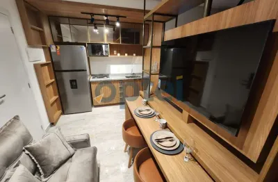 Loft de luxo no centro de são bernardo: 1 quarto, 1 suíte, 1 sala, 1 banheiro, 1 vaga de garagem, 25m². alugue já!