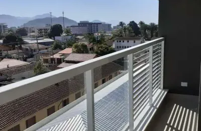 Apartamento de 02 quartos suítes e lavabo com piscina no centro de ubatuba