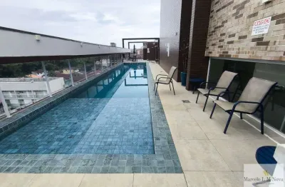 Apartamento 02 quartos 02 suíte, com piscina nas toninhas em ubatuba