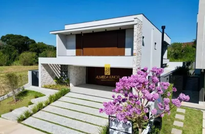 Sobrado com 3 dormitórios à venda, 387 m² por r$ 4.550.000 - parque villa dos pinheiros - indaiatuba/sp