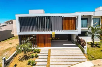 Sobrado com 4 dormitórios à venda, 288 m² por r$ 3.100.000,00 - jardim residencial maria dulce - indaiatuba/sp