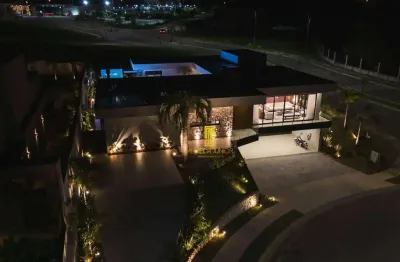 Sobrado com 5 dormitórios à venda, 538 m² por r$ 8.900.000 - condomínio reserva petrus residencial - indaiatuba/sp