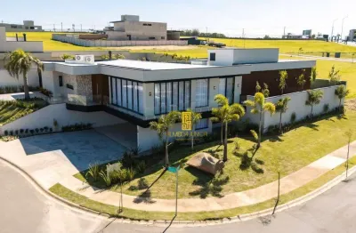 Sobrado com 5 dormitórios à venda, 538 m² por r$ 8.900.000,00 - condomínio reserva petrus residencial - indaiatuba/sp