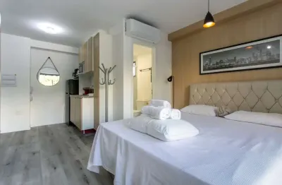 Confortável studio para venda e locação em santo amaro com 1 quarto , 26m²