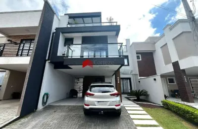 Sobrado em condomínio com 190m² 4 quartos, à venda, no bairro costeira em são josé dos pinhais