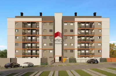 Apartamento com 53,07m² 2 quartos, à venda, no bairro cidade industrial em curitiba