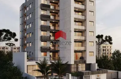 Apartamento com 81,8m² 2 quartos, à venda, no bairro capão raso em curitiba