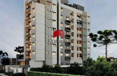 Apartamento com 48m² 2 quartos, à venda, no bairro capão raso em curitiba