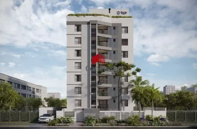 Apartamento com 59,26m² 2 quartos, à venda, no bairro novo mundo em curitiba