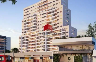 Apartamento com 39,71m² 1 quarto, à venda, no bairro portão em curitiba