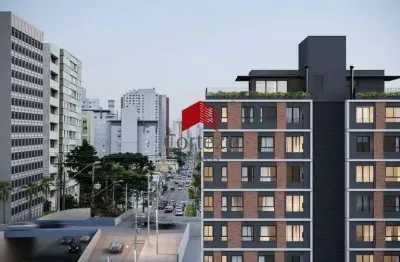 Apartamento com 52m² 2 quartos, à venda, no bairro alto da rua xv em curitiba