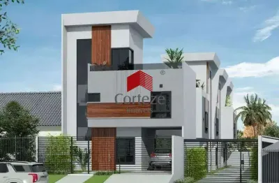 Sobrado com 152m² 3 quartos, à venda, no bairro tingui em curitiba