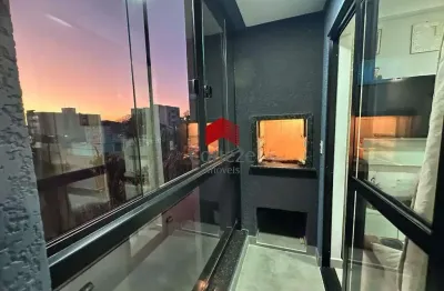 Apartamento semi-mobiliado, com churrasqueira, com 50,79m² 2 quartos, à venda, no bairro são domingos em são josé dos pinhais