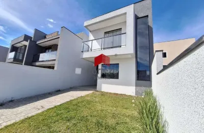 Sobrado em condomínio com 118,77m² 3 quartos, à venda, no bairro costeira em são josé dos pinhais