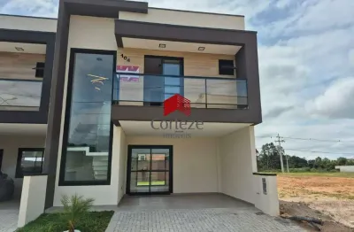 Sobrado em condomínio com 142m² 3 quartos, à venda, no bairro costeira em são josé dos pinhais