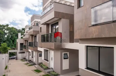 Sobrado em condomínio com 123,55m² 3 quartos, à venda, no bairro mercês em curitiba