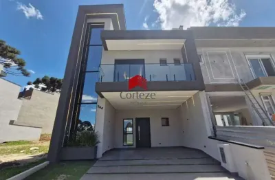 Sobrado em condomínio com 171m² 3 quartos, à venda, no bairro costeira em são josé dos pinhais