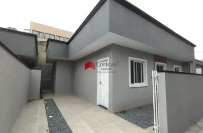 Casa com 53,97m² 3 quartos, à venda, no bairro Colônia Rio Grande em São José dos Pinhais